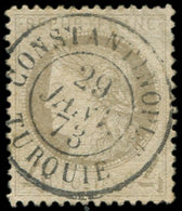 BUREAUX FRANCAIS A L'ETRANGER - N°52 Obl. Càd CONSTANTINOPLE, TTB - 1849-1876: Periodo Classico