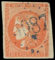 BUREAUX FRANCAIS A L'ETRANGER - N°48 P.d. En Angle, Obl. GC 5087 De IBRAILA, Frappe TB - 1849-1876: Période Classique