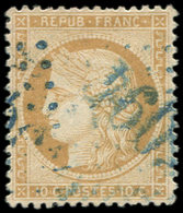 BUREAUX FRANCAIS A L'ETRANGER - N°36 Obl. GC BLEU 5094 De RHODES, TB. C - 1849-1876: Période Classique