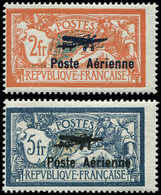 ** POSTE AERIENNE - 1/2 2f. Et 5f, TB - 1927-1959 Nuovi