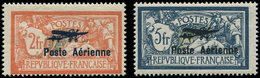 ** POSTE AERIENNE - 1/2 2f. Et 5f, Salon De Marseille, TB. C - 1927-1959 Nuovi