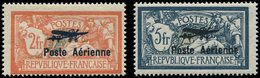 ** POSTE AERIENNE - 1/2 2f. Et 5f, Salon De Marseille, TB. C - 1927-1959 Neufs