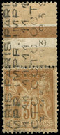 (*) PREOBLITERES - 20  Sage, 30c. Brun, Surch. Verticale 11 OCTO, Bdf Interp., TB. C - 1893-1947