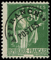 * PREOBLITERES - 69  Paix, 30c. Vert, Inf. Trace De Ch., TTB. C - 1893-1947