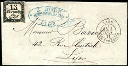 Let TAXE - 3   15c. Noir Typo, T I, Obl. Càd T16 Préoblitéré De Lyon S. LAC Locale, Càd Lyon Les Terreaux 4/7/71, B/TB - 1859-1959 Lettres & Documents