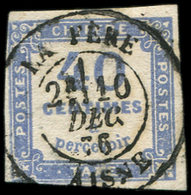 TAXE - 7a  40c. OUTREMER, Obl. Càd T17 LA FERE 10/12/76, Effl. En 2 Points Mais Nuance RR Et Frappe TTB. C - 1859-1959 Storia Postale