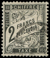 TAXE - 23   2f. Noir, Oblitéré, TB - 1859-1959 Lettres & Documents