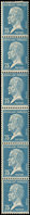 ** ROULETTES - 15  Pasteur, 75c. Bleu, BANDE De 6, Un Ex. *, TB - Roulettes