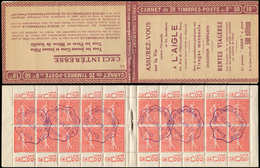 CARNETS (N°Cérès Jusqu'en1964) - 74a  Semeuse Lignée, 50c. Rouge, N°199A, T I, S. 144 SA, L'AIGLE, Annulation De L'Agenc - Altri & Non Classificati