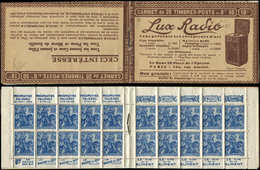 CARNETS (N°Cérès Jusqu'en1964) - 146  Jeanne D'Arc, 50c. Bleu, N°257, T I, S. 164-O, LUX RADIO, TTB - Autres & Non Classés