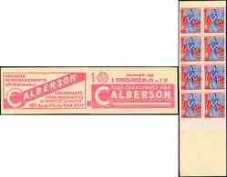 CARNETS (N°Cérès Jusqu'en1964) - 363  Marianne à La Nef, 0,25 Bleu Et Rouge, N°1234y, T II, S. 02-60, CALBERSON, TB - Autres & Non Classés