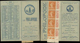 CARNETS Privées - P18b : 25c. Brun-jaune, LE PHILOPODE, 1er Semestre 1929, 1875, TB - Autres & Non Classés