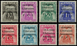 * TIMBRES DE LIBERATION - ANNEMASSE 12/19 : Série Taxe, TB - Liberazione