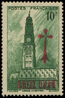 * TIMBRES DE LIBERATION - BRETAGNE BREIZ UNAN 18 : 10f. Vert, Pli, Aspect TB, Signé Mayer - Liberazione