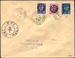 Let TIMBRES DE LIBERATION - CHOLET 5, 9 Et 11 Obl. Cholet 31/8/44 S. Env., TB, Signé Mayer - Liberazione