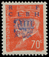 ** TIMBRES DE LIBERATION - DECAZEVILLE 3 : 70c. Orange, T I, TB. Br - Liberazione