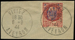 TIMBRES DE LIBERATION - DECAZEVILLE 6 : 1f50 Brun-rouge, Obl. Càd VIVIEZ 6/9/44 S. Fragt, TB - Libération