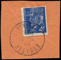 TIMBRES DE LIBERATION - DECAZEVILLE 9 : 4f. Bleu, Obl. Càd Sur Fragt, TB - Liberazione