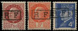 * TIMBRES DE LIBERATION - POITIERS 6, 10 Et 11 : 1f50, 3f. Et 4f., T II, TB - Libération