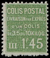 * COLIS POSTAUX  (N° Et Cote Maury) - 95   1f45 Vert, TB - Neufs