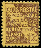 ** COLIS POSTAUX  (N° Et Cote Maury) - 150  15c. Brun Sur Jaune, T III De 1938, TB - Neufs