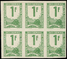 (*) COLIS POSTAUX  (N° Et Cote Maury) - Timbres Pour Petits Colis 32 : 1f. Vert, Essai Dans La Couleur, NON DENTELE, BLO - Neufs