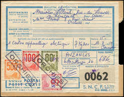 Let COLIS POSTAUX  (N° Et Cote Maury) - Timbres Pour Petits Colis 45, 49, 59 Et 64 Surch. SPECIMEN, Obl. ORCHIES S. Bull - Neufs