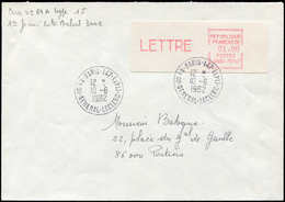 Let Spécialités Diverses - L.S.A. 69A : LS06-75747, LETTRE 1,80, Type 1J, Obl. 1er Jour 10/6/82 S. Env., TB - Altri & Non Classificati