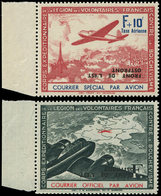 ** Spécialités Diverses - L.V.F. 4b/5b : Surcharge RENVERSEE, Bdf, TB - Kriegsmarken