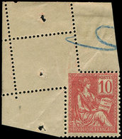 ** VARIETES - 116   Mouchon, 10c. Rouge, Cdf, Variété De PIQUAGE, TTB - Neufs