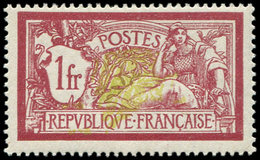 ** VARIETES - 121d  Merson,  1f. Lie De Vin Et Olive, DOUBLE Teinte De Fond, Frais Et TTB - Neufs