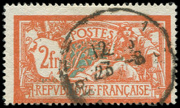 VARIETES - 145c  Merson,  2f. Orange Et Vert-bleu, CASSURE De L'écusson, Obl., TB - Nuovi