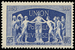 * VARIETES - 852B  Union Postale Universelle, 25f. OUTREMER, NON EMIS, TB. Br - Neufs