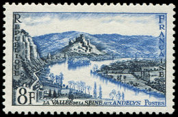 * VARIETES - 977a  Andelys, 8f. Noir Et Bleu, NON EMIS, TB, Certif. JF Brun - Neufs