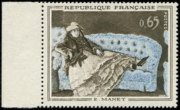 ** VARIETES - 1364   Manet, Impression Bleue DETRUITE, SANS Le Brun NI Le Rouge, Bdf, R Et TB - Neufs