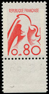 ** VARIETES - 1841A  Béquet, 0,80 Rouge, NON EMIS, Bdf, TB. J - Neufs