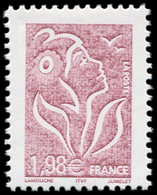 ** VARIETES - 3759   Lamouche, 1,98 Brun-prune, ITVF, Impression DETRUITE, TB. C - Neufs