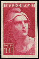 ** NON DENTELES - 733   Gandon Grand Format, 100f. Rose-carmin, TB - Non Classés