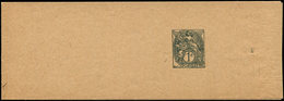 Let ENTIERS POSTAUX - Blanc, 1c. Ardoise, T II, Bande N°B5, Date 222, Superbe - Altri & Non Classificati