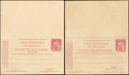 Let ENTIERS POSTAUX - Chaplain, 50c. Rose-carmin, CPRP Pneu N°D4, Carton Chamois, Superbe - Pneumatici