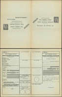 Let ENTIERS POSTAUX - Chaplain,  6f. Noir, Pneu Caisse D'Epargne N°U1, Papier Gris, TB - Pneumatici