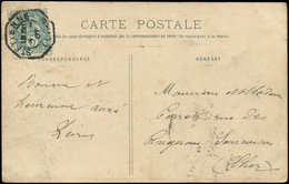 Let LETTRES DU XXe SIECLE - N°111 Obl. Càd De LEX ST ETIENNE 3/( )/07 Sur CP, TB - Storia Postale