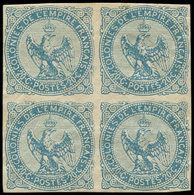 * Colonies Générales - 4    20c. Bleu, BLOC De 4, TB - Sonstige & Ohne Zuordnung
