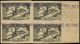 ** ALGERIE Colis Px 86 : 3f. Noir, BLOC De 4 NON DENTELE Bdf, TB - Paketmarken