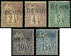 * BENIN 2/6 : Type Commerce De 1892, N°2 (*), TB - Autres & Non Classés