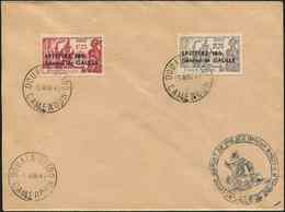 Let CAMEROUN 245/46 : 1f25 Et 2f25 SPITFIRE Obl. Càd DOUALA DEIDO 5/3/41 S. Env., TB - Altri & Non Classificati