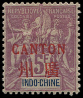 * CANTON 16 : 5f. Violet, TB - Autres & Non Classés