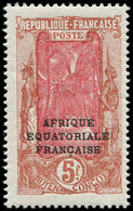 * CONGO 103b : 5f. Brun-jaune Et Rose, SANS Surcharge De La Nouvelle Valeur, TB - Altri & Non Classificati