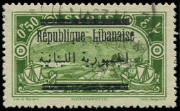 GRAND LIBAN 99e : 0p.50 Vert De Syrie, Obl., TB - Altri & Non Classificati