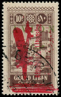 GRAND LIBAN PA 35a : 10p. Brun-lilas (PA 12), ERREUR, Obl., TB - Autres & Non Classés